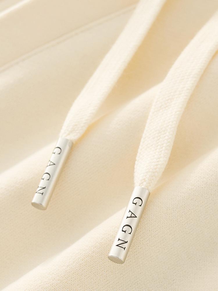 GAGN Women's Pure Cotton Thin Harem Sports Pants - Petite Spring/Autumn Straight-Leg Cuffed Sweatpants (2025)