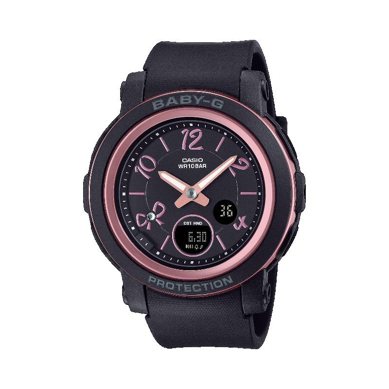 

Casio Baby-G Women s Resin 100M Water Resistant Analog Shock Resistant Quartz Watch BGA-290RA-1A чёрный