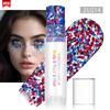 Stick Glitter Corpo, Pittura Facciale, Gel Paillettes, Trucco Sirena, Carnevale Festival Musicale, Capelli, Ombretto, Trucco.