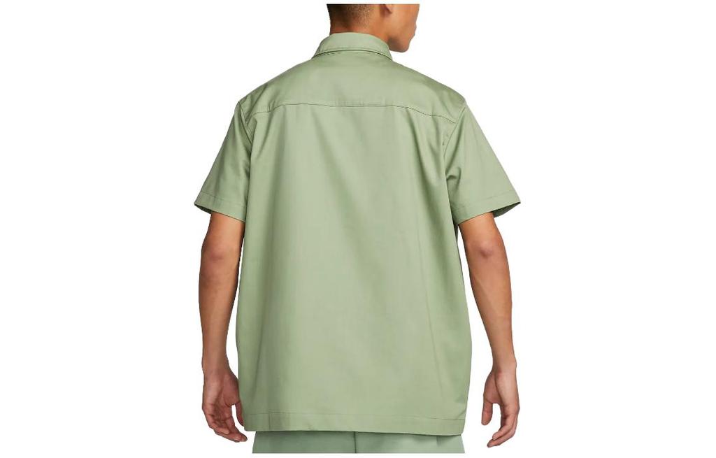 Nike Shirts Men's Green Lapel Moderate Other DX3341-386