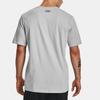 Under Armour Logo Printed Pullover Short Sleeve T-Shirt Men T-Shirts Gray 1370951-011