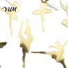Home Baking Dessert Decorations 6 Pcs Ballet Cake Topper, Acrylic Ballerina Dancing Girl Birthday Ornament Decoration for Anniversary, Baby