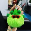 Imitation Plush Briquettes Pendant Car Key Bag Cartoon Plush Doll Pendant Trendy Cool Keychain