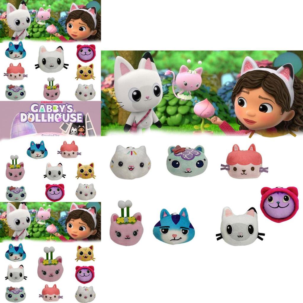 Gabby's Dollhouse Plush Pendant Super Soft Short Plush Stuffed Animal Cat Figurine