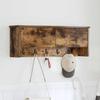 Wall Mounted Nightstand Smoked Oak 80 x 20 x 30 cm