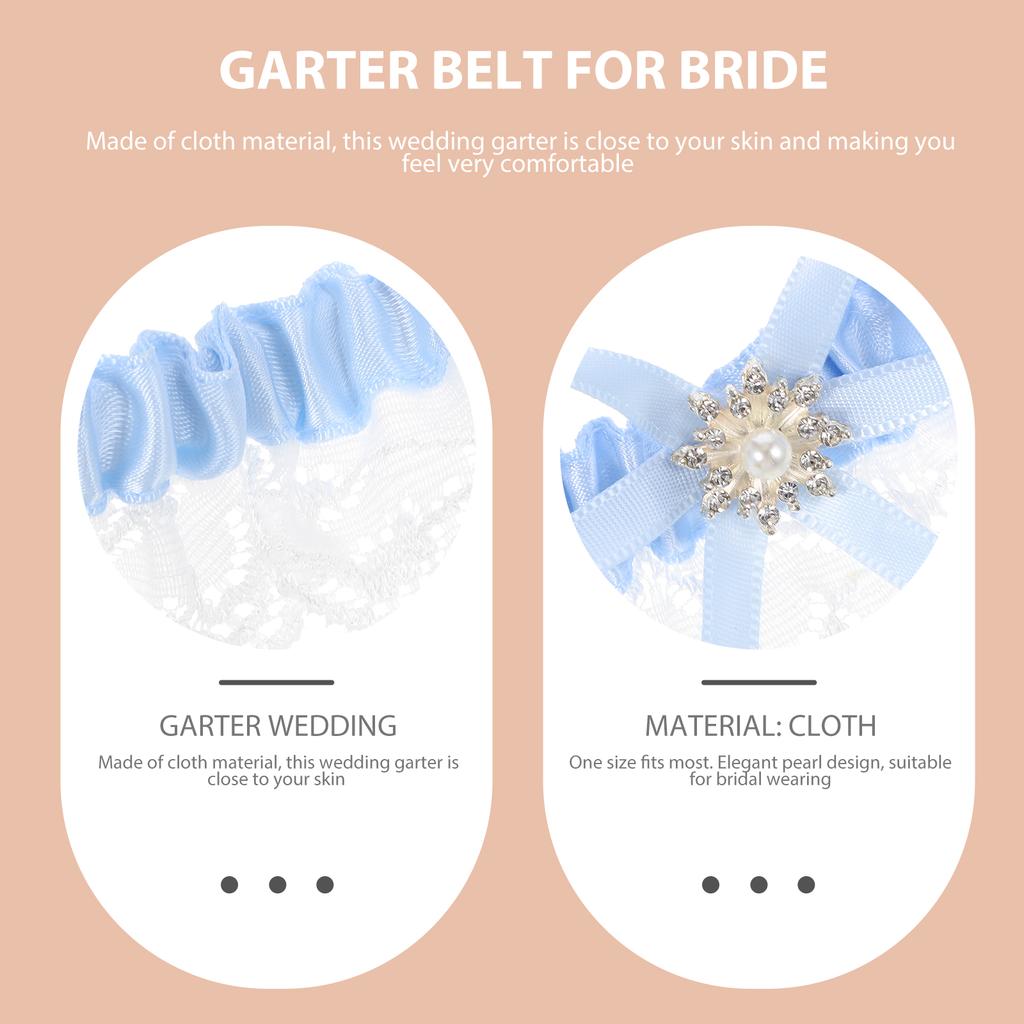 Wedding Supplies Rhinestones Bridesmaid Macrame Kits Garters for Cloth Women Lace