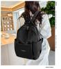Schoolbag1011 New Simple Design Backpack Large Capacity Junior High School School Bag Commuter Lightweight Waterproof Travel Backpack