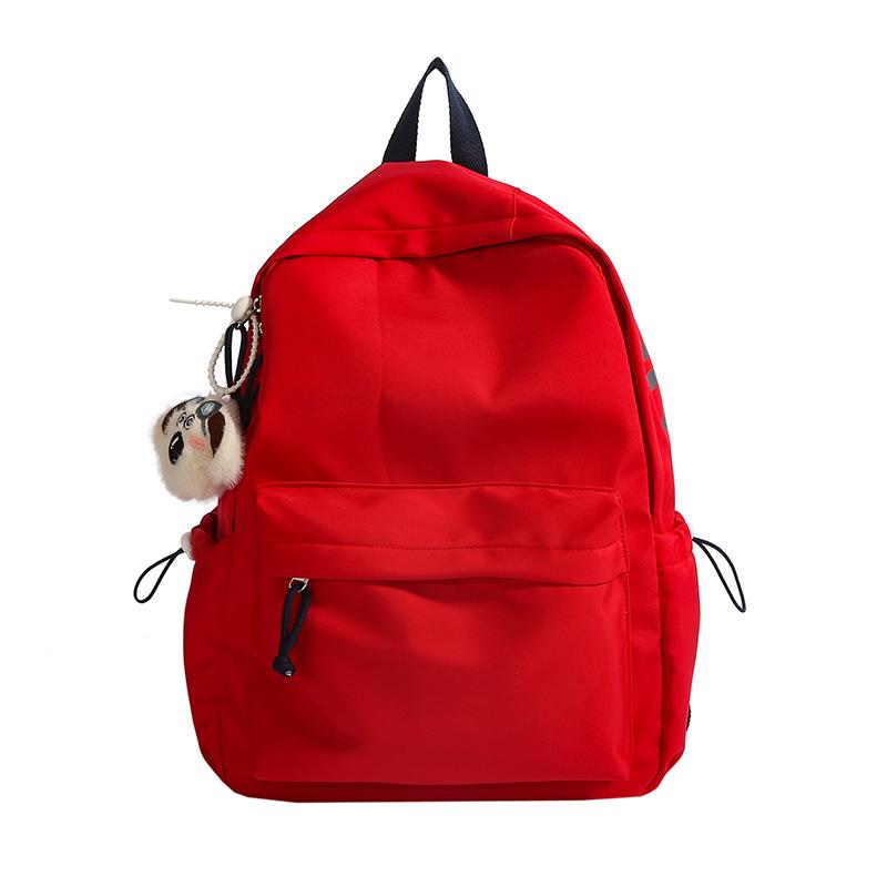 Schoolbag Korean version of simple large-capacity backpack female high school college student high value commuter backpack schoolbag junior high
