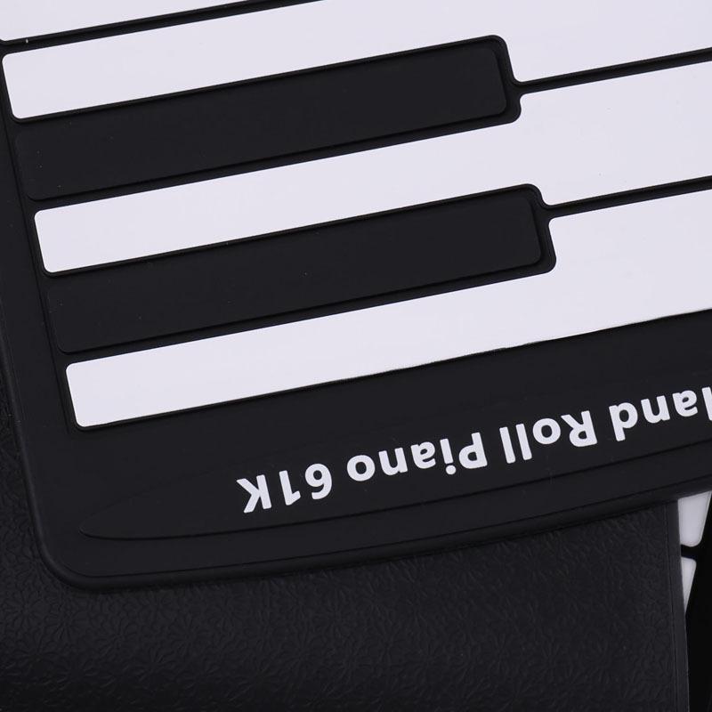 61-Key Silicone Roll-Up Piano: Portable Folding Electronic Keyboard for Beginners & Adults