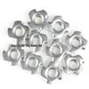 160PCS Four-Prong Wood Inlay Nuts M3-M10 for Furniture