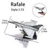 Assembly Toy Plane Model B-2 Bomber F22 A10 SU57 Fighter AH-64 helicopter Aircraft Building Blocks Toy Military Collection Gift