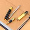 1PC 901 Penna con inchiostro in metallo per studenti, penna eterna per calligrafia, penna per ufficio