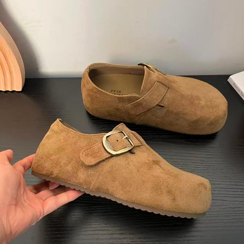 New Fashion Women's Flat Elegant Leather Shoes for Girls Fashion Korean Style Soft Anti-slippery Chic Versatile Breathable Flats