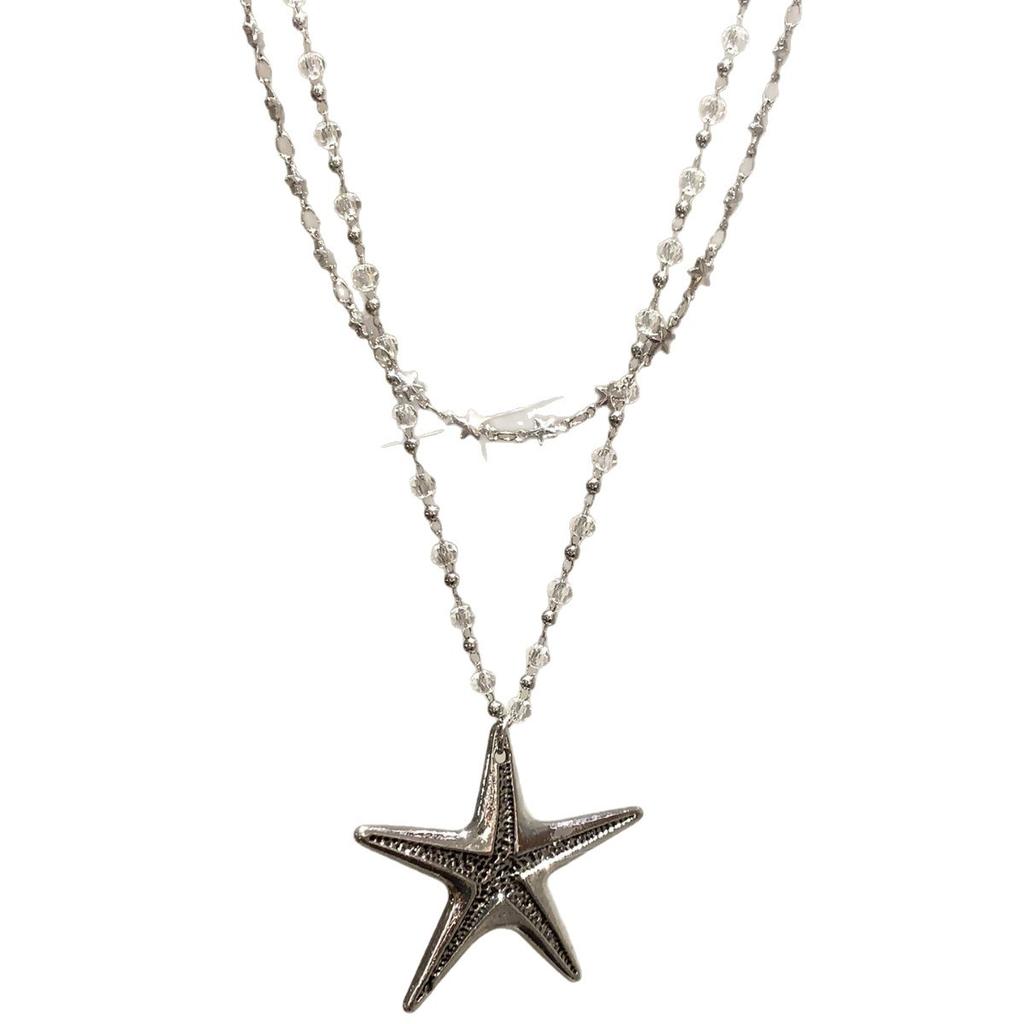 Summer Women's Long Sweet Cool Style Layered Necklace