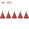 1-10PCS 3D Printed Spiral Christmas Tree Ornament Dual Color Swirl Cone Stress Relief Toy Creative Xmas Decor Kids Gift Home