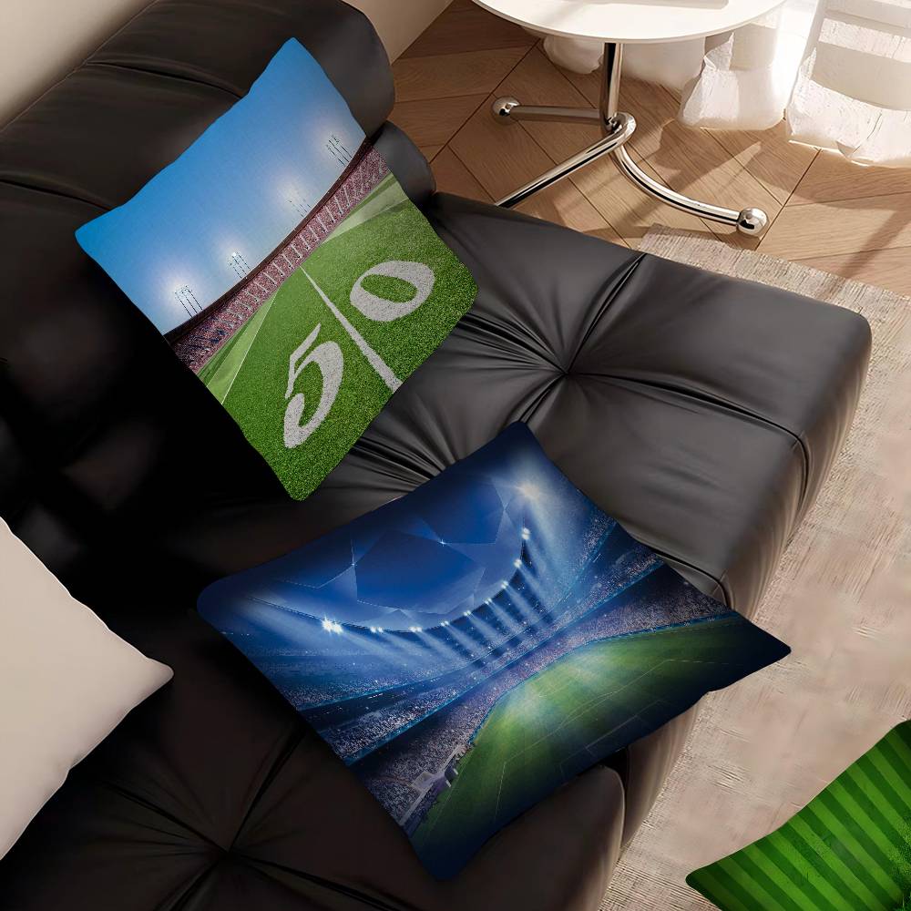 Outdoor Football Field Pillow Cover Sofa Cushion Cover Home Room Decoration Children Gift