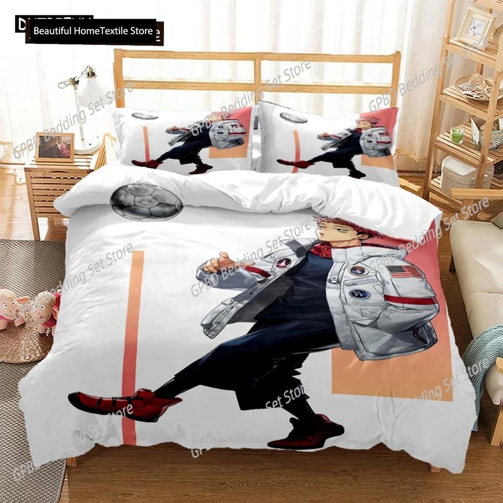 Jujutsu Kaisen Digital Print Comfortable Duvet Quilt Cover Pillowcase Bedding Set Children Bedroom Decoration Home Textile