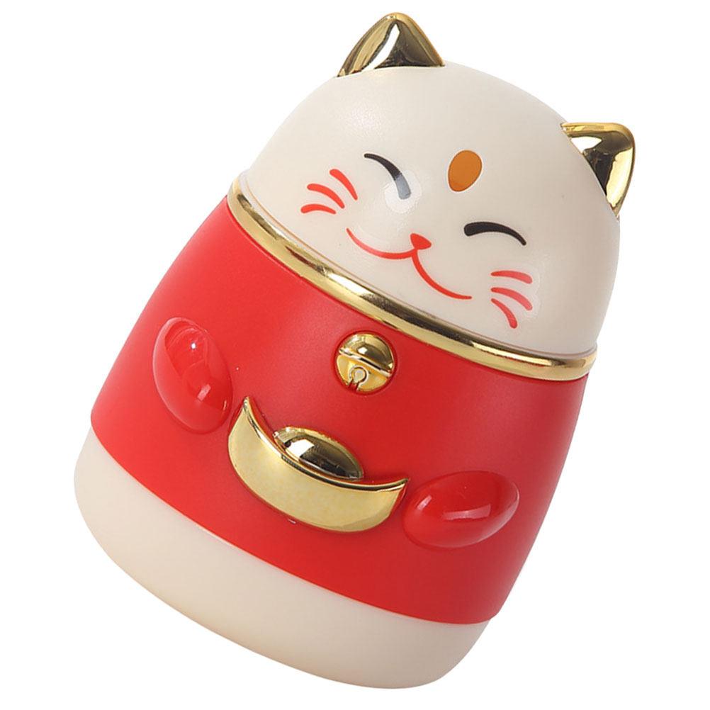 Desktop Toothpick Container Fortune Cat Style Multi Purpose Storage for Toothpicks and Small Items Cute Toothpick Holder