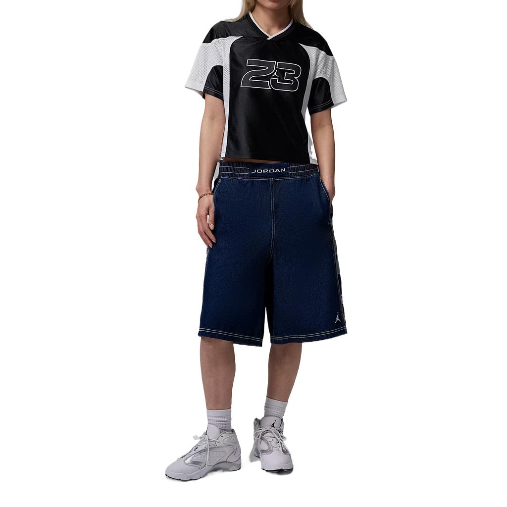 Jordan Sportswear Women's Black/White/White V Neck Moderate IF1158-010