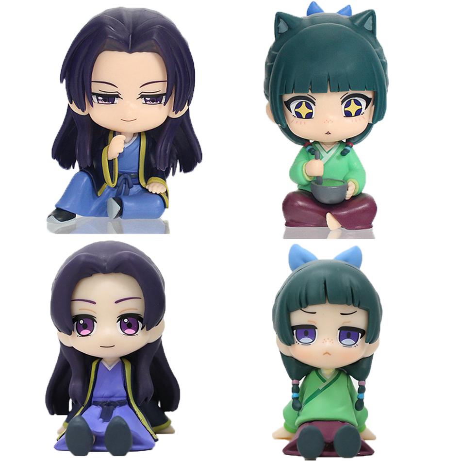 Toys Gifts New The Apothecary Diaries Maomao Jinshi Mini Figure Anime Periphery Kawaii Sitting Desktop Car Ornaments Model