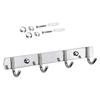 Sturdy Hook Rack Practical Stainless Steel Hook Rack Wardrobes Rail Rustproof Towel Holder for Bedroom Bathroom Kitchen