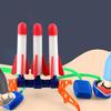 Kinder Raketenwerfer Trittpumpe Kraft Luftdruck Stomp Outdoor Familienspiele Himmelsrakete Geburtstagsgeschenke Sportspielzeug Für Kinder