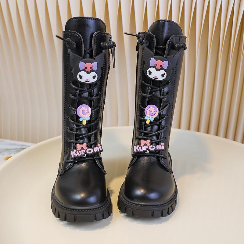 Girls' Winter-Spring New Style Booties for Children - High-Topped Boots for Girls - Anti-Slip Shoes