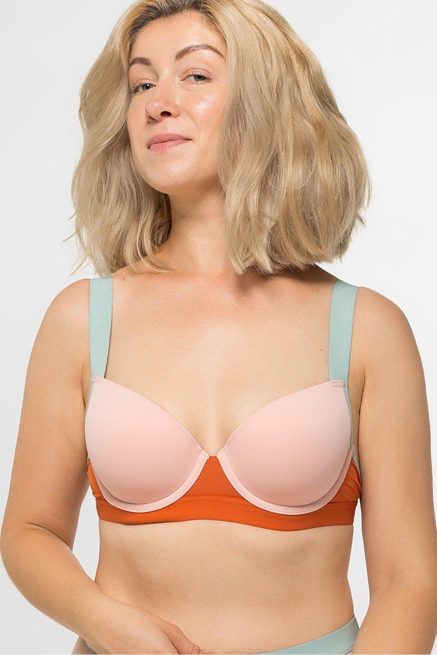 

Бюстгальтер із ущільненою чашкою brabrabra (85754) 70F помаранчевий