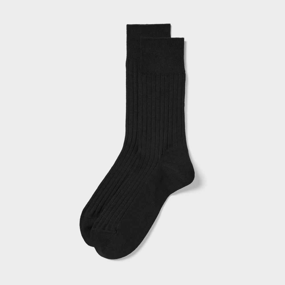 Uniqlo Japan Supima Cotton Wide Rib Socks