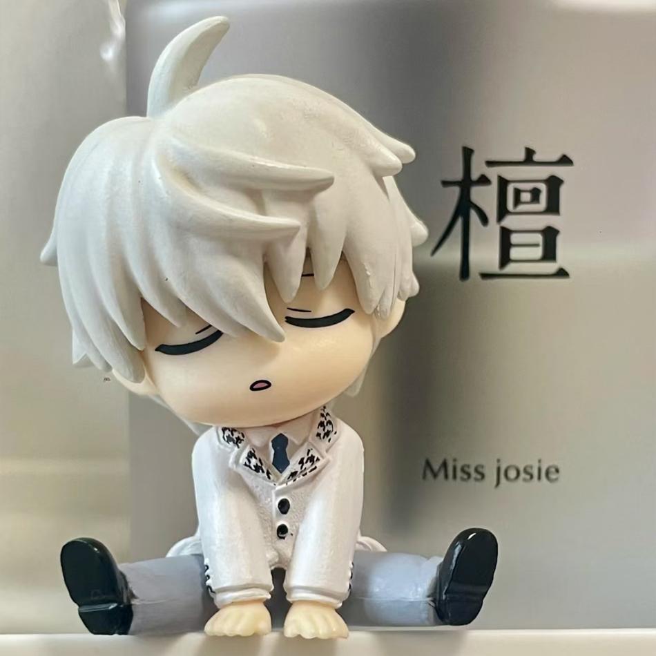 4pcs blue lock  anime figure isagi yoichi bachira best shoulder to shoulder sleep q-version kawaii model statue boy toy present