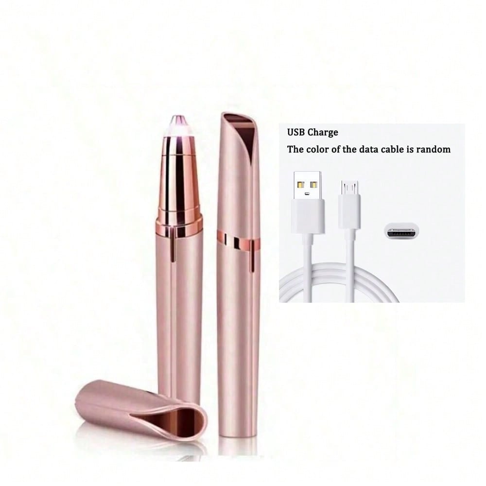 USB Rechargeable Bezbolesny Precyzyjny Przenośny Elektryczny Długopis do Stylizacji Brwi Depilator Włosków Brwiowych