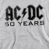 AC/DC Unisex-Sweatshirt mit 50-Jahre-Logo für Erwachsene