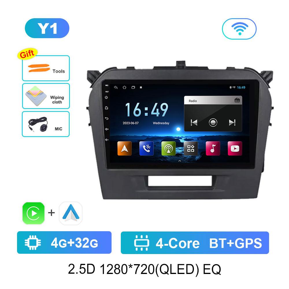 GPS Navigation WiFi 4G for Suzuki Vitara 2015 - 2019 Car Video Multimedia Player Touch Screen Android OS Bluetooth Head Unit