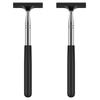 2Pcs Car Rearview Mirror Wiper Mini Squeegee Stainless Steel Telescopic Car Side Mirror Window Wash Cleaning Tool Handheld Wiper