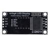4 Digit Tube LED 7 Segment Display TM1637 Driver Digital Optoelectronic Module Blue 0.36in