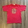 Vintage 90s Grand Canyon Native Kokopelli Red Tee USA Made Large Single Stitch
