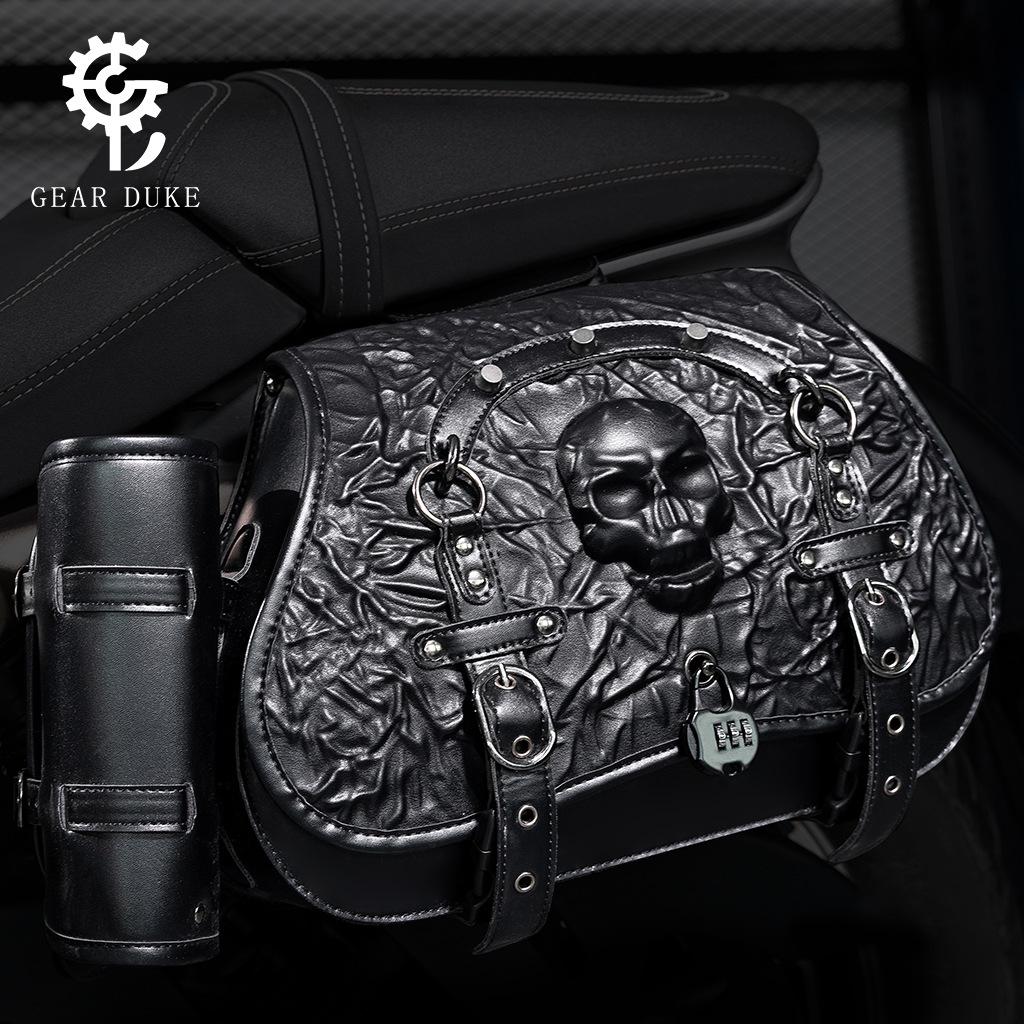 Punk Style Harley Universal Anti-theft Motorcycle Saddlebag for Southeast Asia