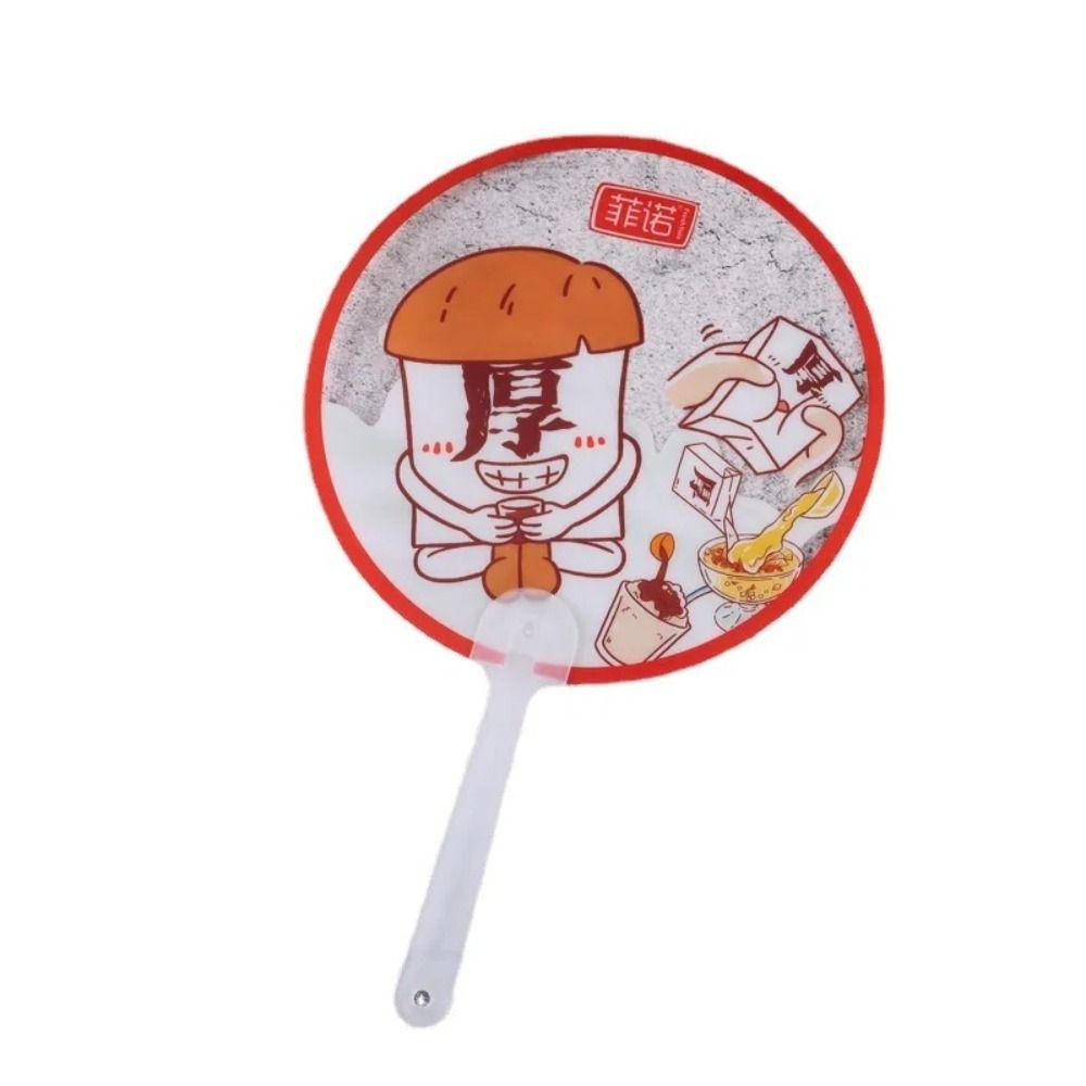 10Pcs Transparent Hand Fan Handle Mini Kindergarten Fan Handle Fan Handle Replacement