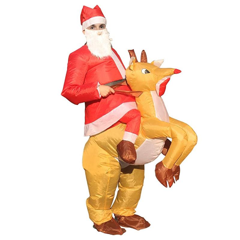 Riding Deer Adult Inflatable Costume