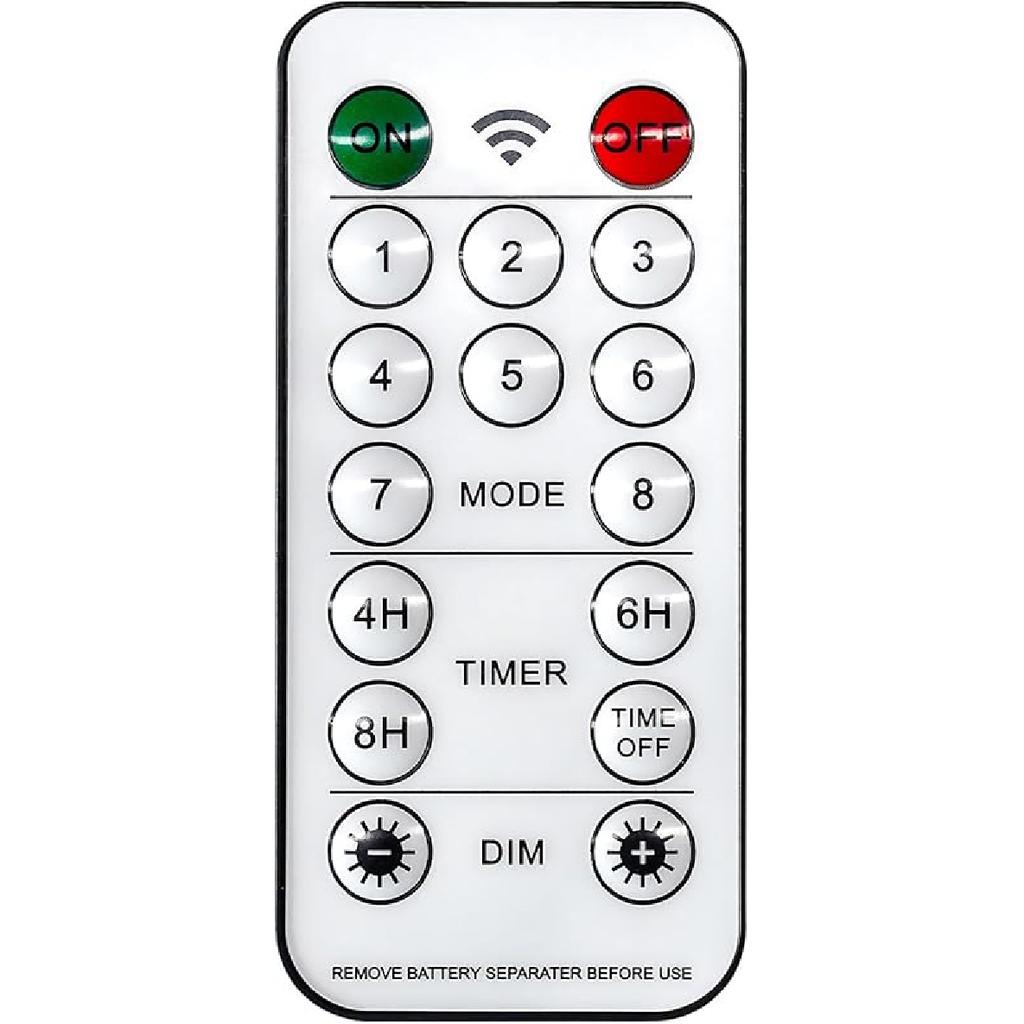 Suddus Remote Controller, IR Remote Control 8 Modes, Dimmable, Timer, Ten-Level dimming