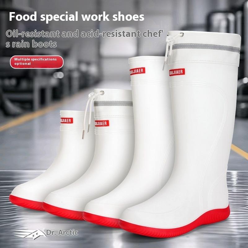 High Quality Factory Manufacture Waterproof Anti-slip Rain Boots Multi-site Using PVC Work Boots Gumboots
