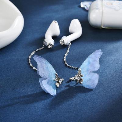 Ušní klipsy Airpod Butterfly: Stylové řešení proti ztrátě pro ženy