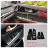 Head Light / Window Lift / Gear Shift  Panel Cover Trim For Kia Forte / Cerato / K3  - Carbon Fiber Interior Accessories