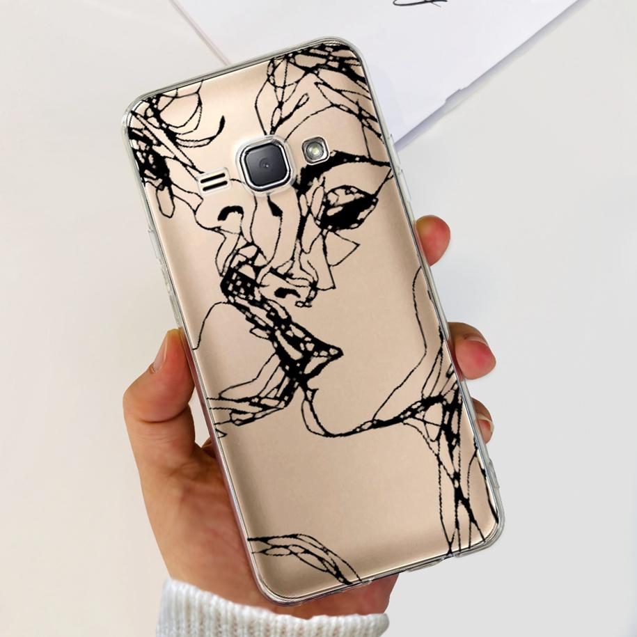 For Samsung J1 2016 Case SM-J120F Cover Fashion Marble Flower Soft Silicone Phone Cover For Samsung J1 Mini J105F J 1 2016 Funda
