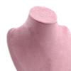 Deluxe Velvet Necklace Stand with Decorative Base