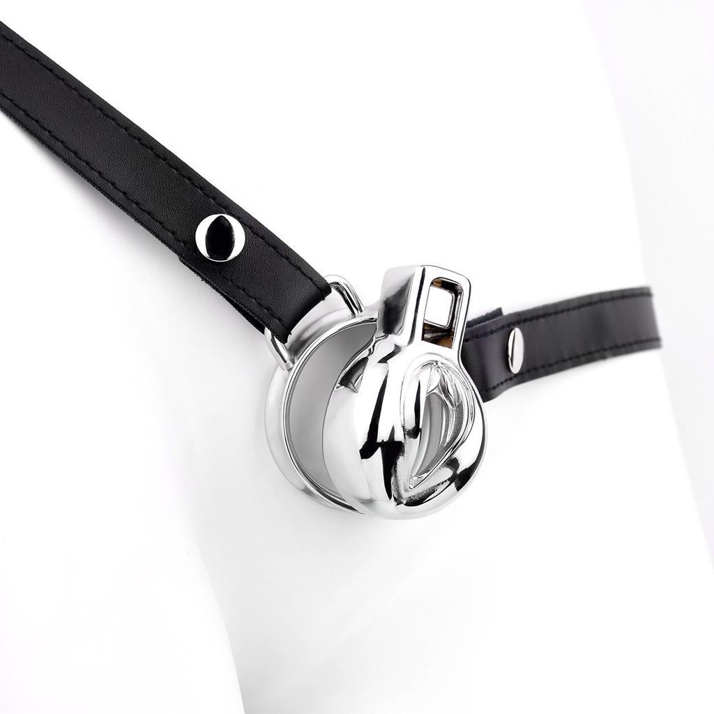 Masculino wearable castidade bloqueio de aço inoxidável metal pênis gaiola anel de retenção escravo sexo brinquedos bola maca