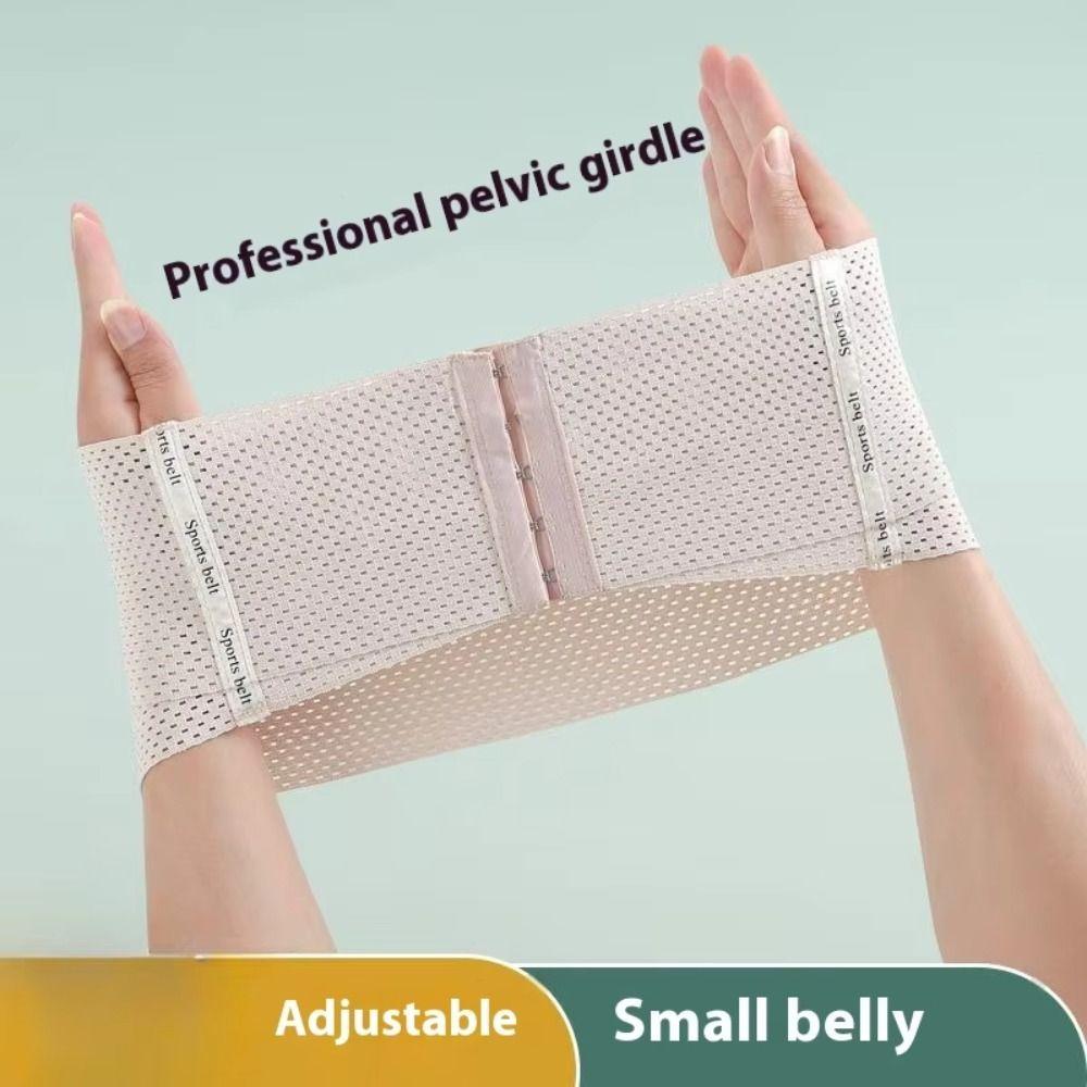 4Row Buckle Postpartum Hip Trainer Belt Shaperwear Closure Abdominal Belt Postpartum