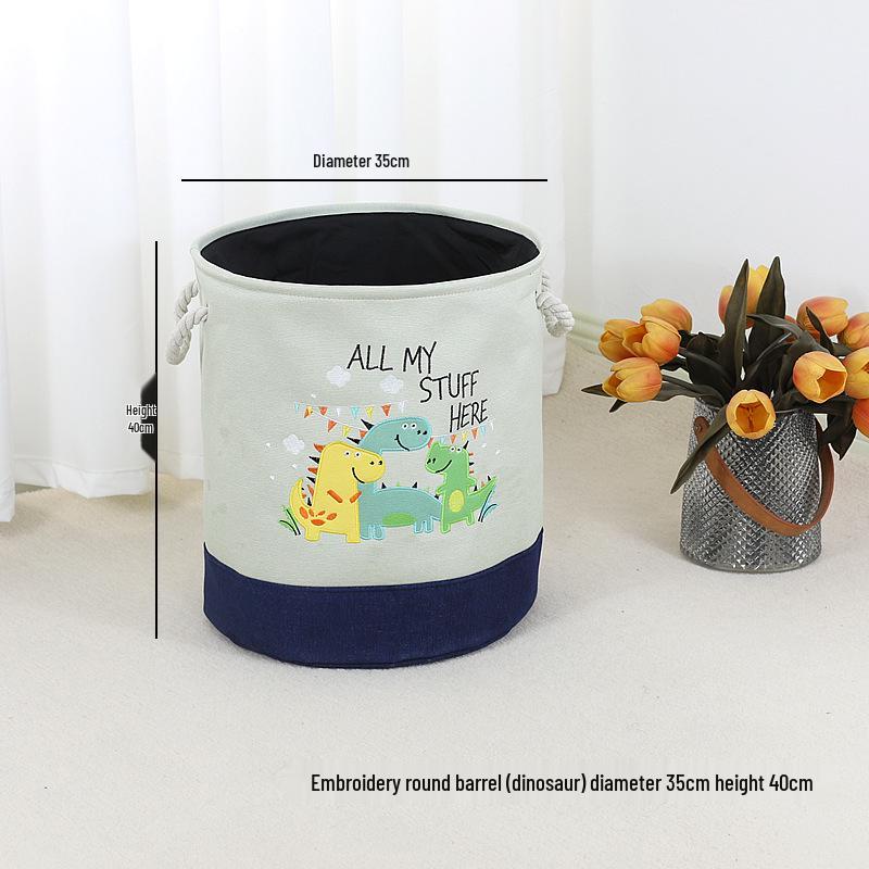 

Детская мультяшная тканевая корзина для хранения - Органайзер для игрушек и одежды