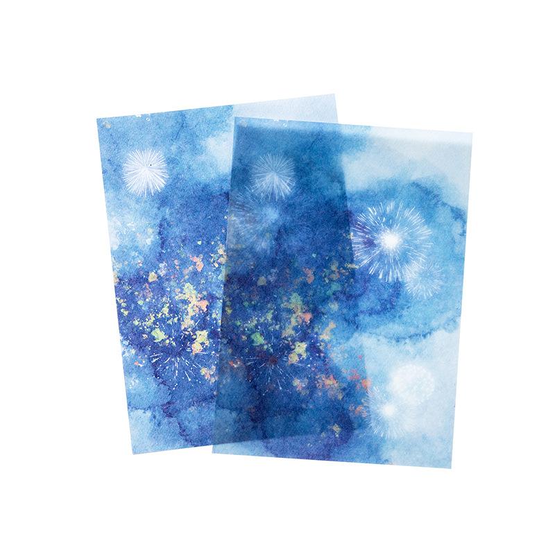 20 Sheets Vintage INS Color gradient material paper Adhesive Diy Decorative Hand Account Background paper