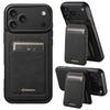 2 in 1 Leather Case For iPhone 17 Promax Air 16 Pro max 15 Plus 14 Pro 13 12 Wireless Charging Kickstand Card Slots Phone Cover